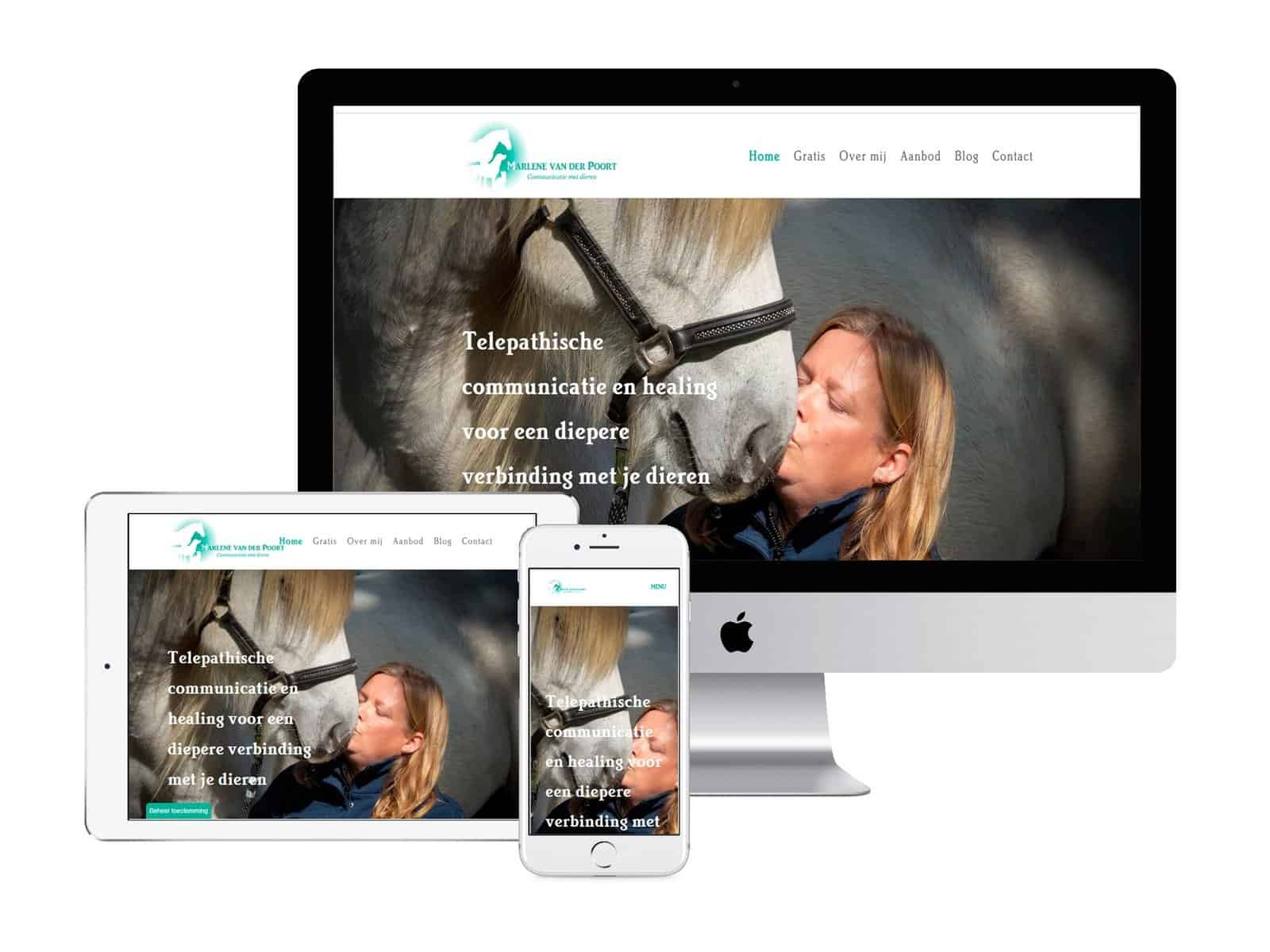 Marlene van der Poort portfolio WensWebdesign
