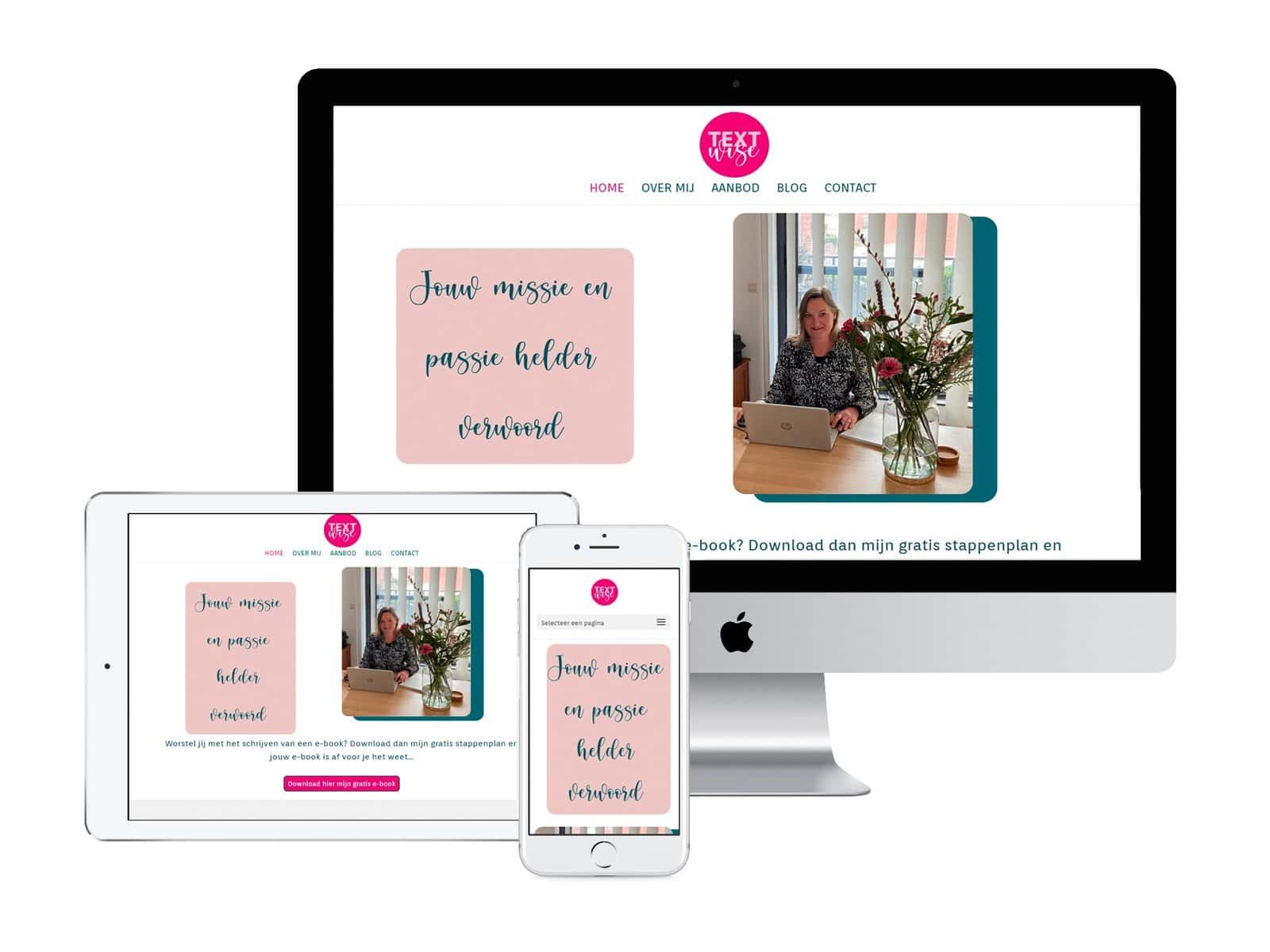textwise portfolio WensWebdesign