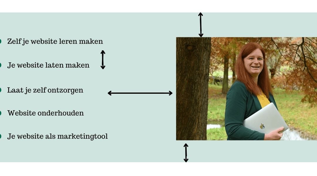 Voordelen van witruimte op een website